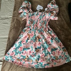 BuddyLove Floral Puff Sleeve Dress